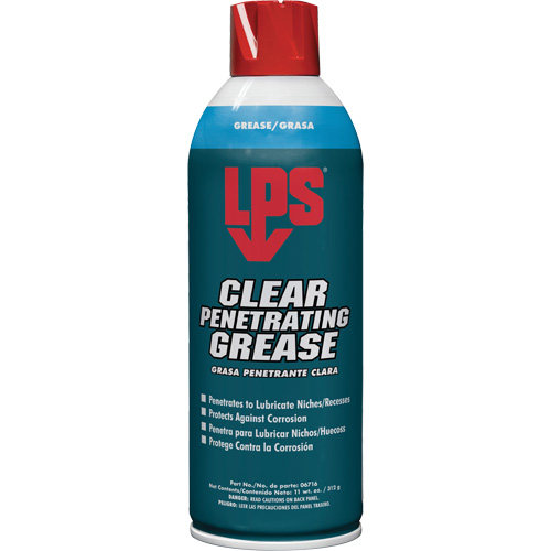 Graisse p&eacute;n&eacute;trante transparente, 11 oz, Canette a&eacute;rosol NTL Industrial