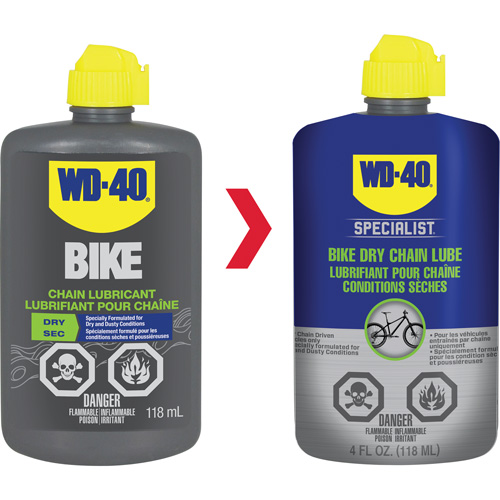 Bike Dry Chain Lubricant, Bottle NTL Industrial