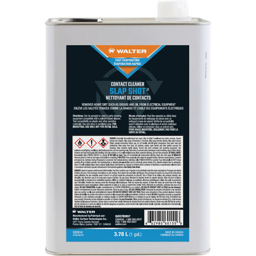 SLAP SHOT Contact Cleaner, Jug NTL Industrial