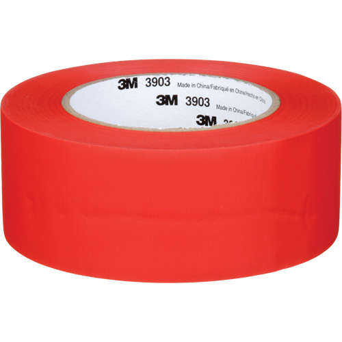 Rubans adh&eacute;sifs en vinyle 3903, 48 mm (2") la x 46 m (151') lo, 6,5 mils, Rouge NTL Industrial