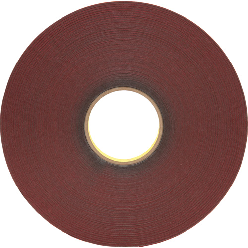 Ruban VHB, 66 m (216') lo x 18 mm (3/4") la, 25 mils, Acrylique NTL Industrial