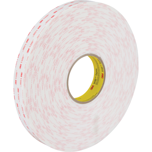 VHB Tape 4950, 33 m (108') L x 25.4 mm (1") W, 45 mils, Acrylic NTL Industrial