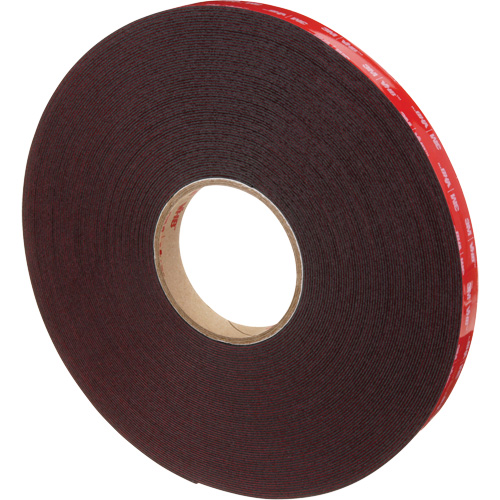 Ruban VHB, 33 m (108') lo x 18 mm (3/4") la, 45 mils, Acrylique NTL Industrial