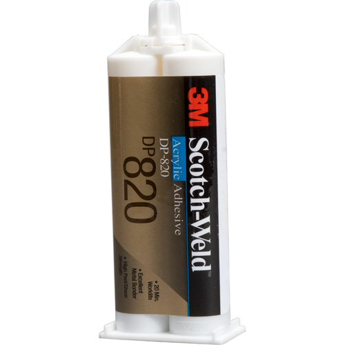 Adh&eacute;sif acrylique Scotch-Weld, Deux composants, Cartouche double, 400 ml, Blanc cass&eacute; NTL Industrial