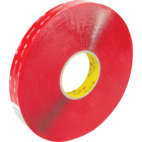 4910 Foam Tape, 33 m (108') L x 25.4 mm (1") W, 40 mils, Acrylic NTL Industrial