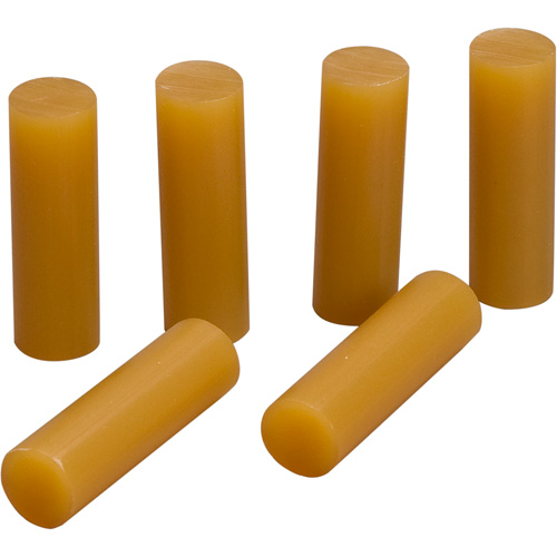 Hot Melt Adhesive, 5/8" Dia. x 2" L, Amber NTL Industrial
