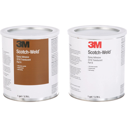Scotch-Weld Adhesive, 1 gal., Pail, Two-Part, Translucent NTL Industrial