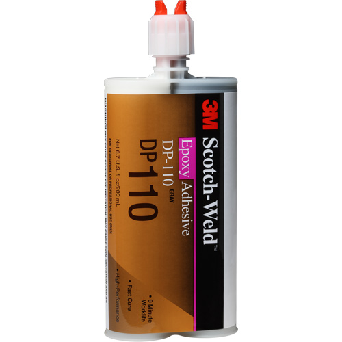 Scotch-Weld Adhesive, 200 ml, Cartridge, Two-Part, Grey NTL Industrial