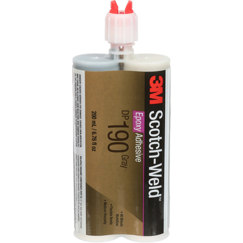 Scotch-Weld Adhesive, 200 ml, Cartridge, Two-Part, Grey NTL Industrial