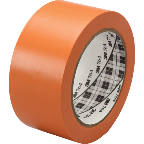 Ruban en vinyle pour travaux g&eacute;n&eacute;raux 764, 25,4 mm (1") la x 32,9 m (108') lo, 5 mils, Orange NTL Industrial