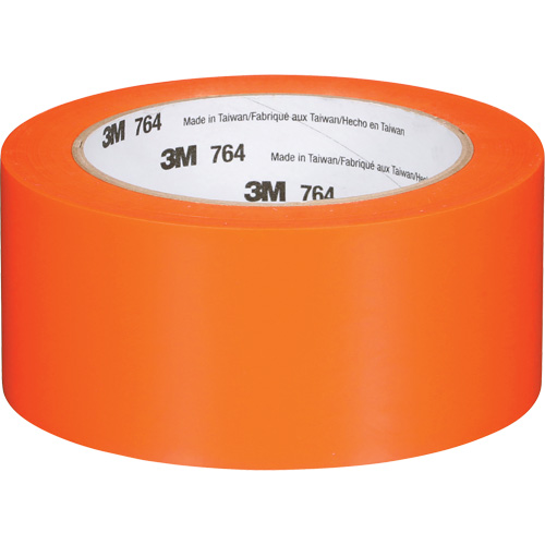 Ruban en vinyle pour travaux g&eacute;n&eacute;raux 764, 50,8 mm (2") la x 32,9 m (108') lo, 5 mils, Orange NTL Industrial