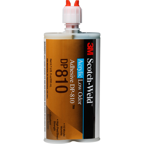 Adh&eacute;sif acrylique &agrave; faible odeur Scotch-Weld, Deux composants, Cartouche, 200 ml, Blanc cass&eacute; NTL Industrial