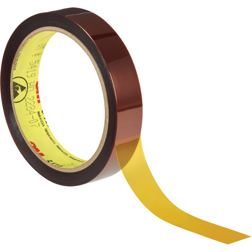 Low-Static Polyimide Film Tape  5419, 12.7 mm (1/2") x 33 m (108'), Brown NTL Industrial