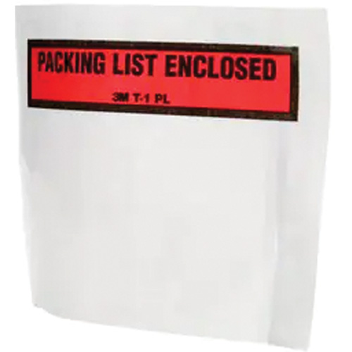 Packing List Envelope, 5-1/2" L x 4-1/2" W, Endloading Style NTL Industrial