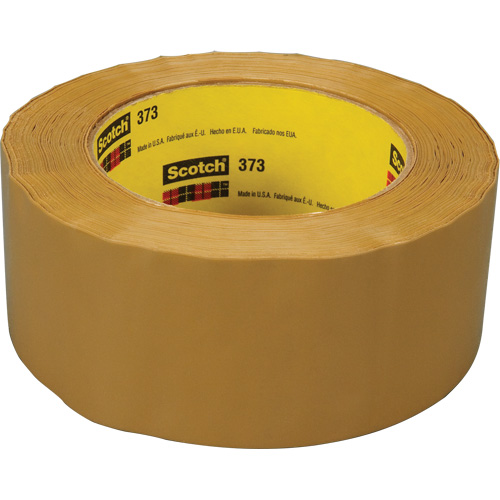 Scotch&reg; Box Sealing Tape 373, Hot Melt Adhesive, 2.5 mils, 48 mm (2") x 914 m (2998') NTL Industrial