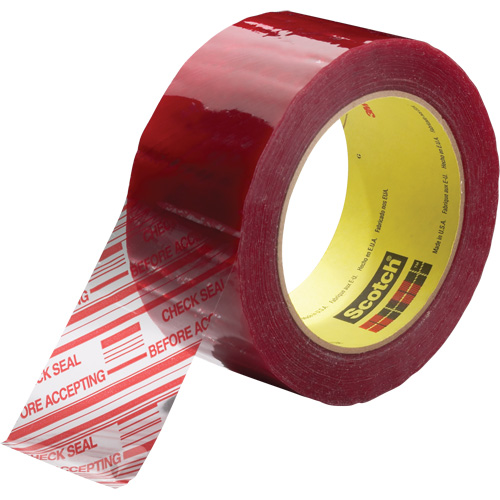 Scotch&reg; Security Message Box Sealing Tape 3779, Acrylic Adhesive, 1.8 mils, 48 mm (2") x 100 m (328') NTL Industrial
