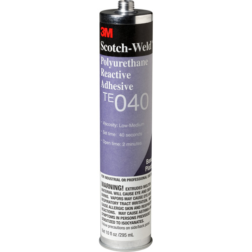Scotch-Weld PUR Adhesive, 10 oz., Cartridge, Clear NTL Industrial