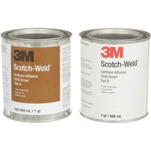 Adh&eacute;sif &agrave; base d'ur&eacute;thane 3549 Scotch-Weld, 64 oz liq., Canette, Brun NTL Industrial