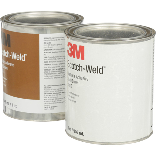 Adh&eacute;sif &agrave; base d'ur&eacute;thane 3549 Scotch-Weld, 64 oz liq., Canette, Brun NTL Industrial