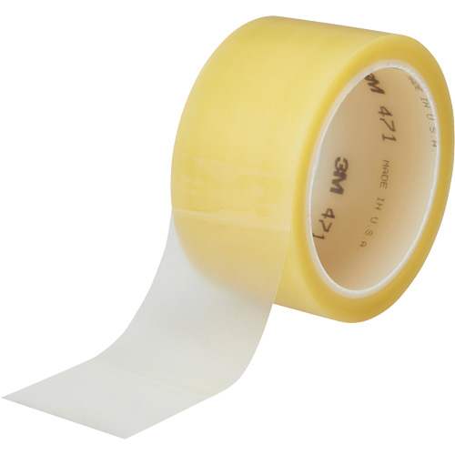 Ruban en vinyle 471, 38 mm (1-1/2") la x 32,9 m (108') lo, 5,3 mils, Transparent NTL Industrial
