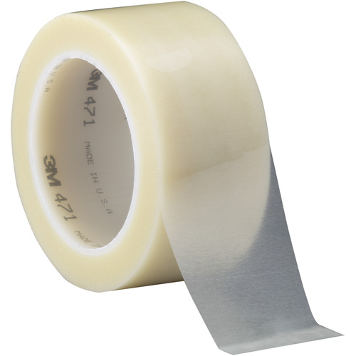 Ruban en vinyle 471, 50,8 mm (2") la x 32,9 m (108') lo, 5,2 mils, Transparent NTL Industrial