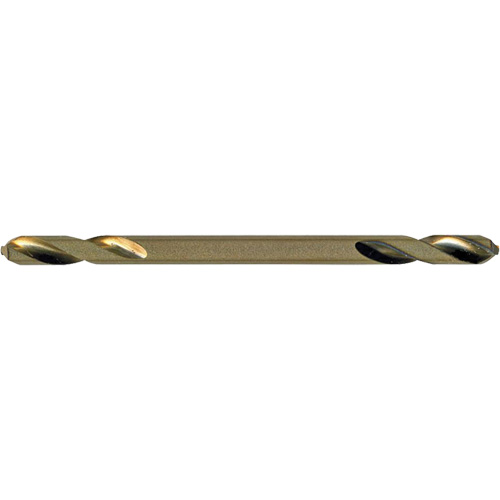 Jet-Kut&reg; Gold Super Premium M2 Twin End Drill Bit, High Speed Steel, 1/8", 1-15/16" L NTL Industrial