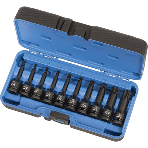 PTB-1210 1/2" Drive Torx&reg; Bit Impact Socket Set, Torx&reg;, 1/2" Drive, 10 Pcs NTL Industrial