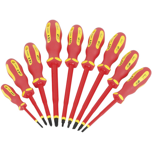 JISD-9S VDE Insulated Screwdriver Set, 9 Pcs. NTL Industrial