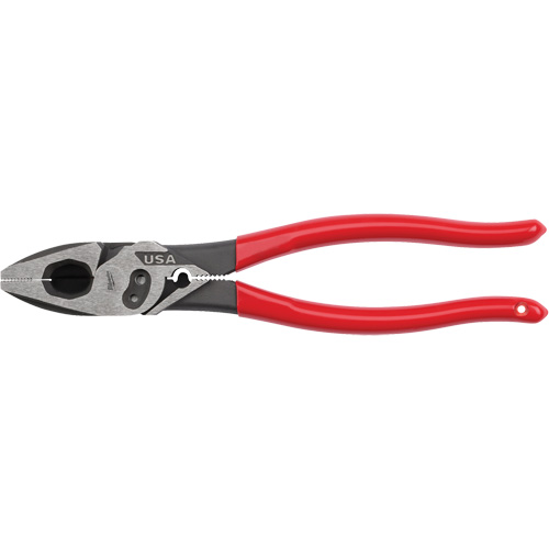 Lineman's Dipped Grip Pliers with Crimper & Bolt Cutter NTL Industrial