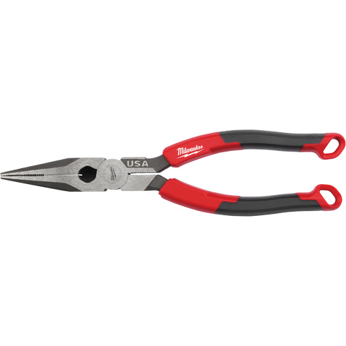 Long Nose Comfort Grip Pliers, 8" L NTL Industrial