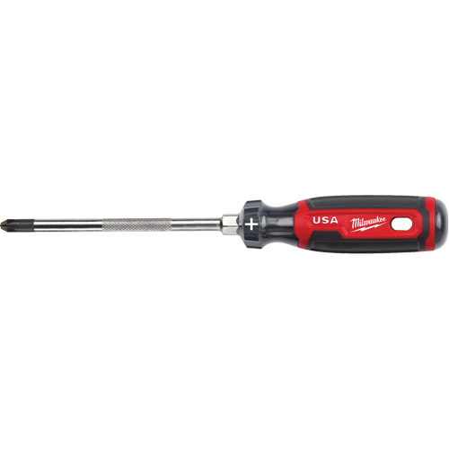Phillips Screwdriver, #3 Tip, Round, 279 mm L, Cushion Grip Handle NTL Industrial