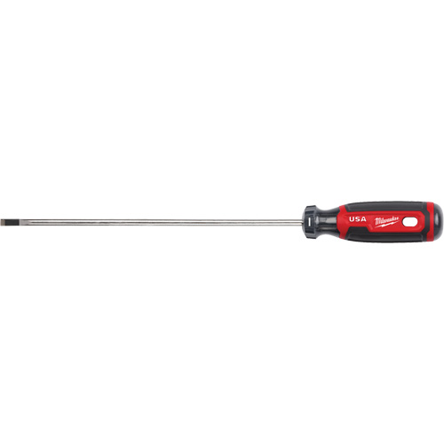 Tournevis d&eacute;b&eacute;niste, Tige de 3/16", Ronde, 279 mm lo, Prise en Coussin&eacute;e NTL Industrial