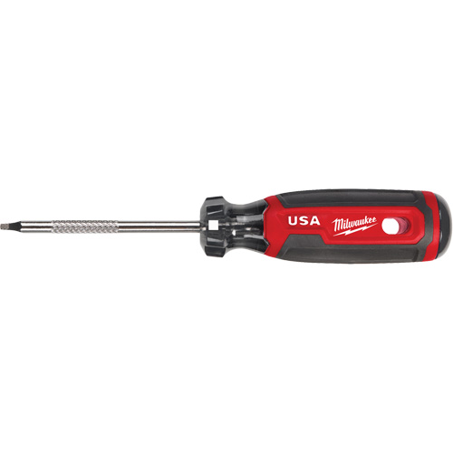 Square Screwdriver, #1 Tip, Round, 170 mm L, Cushion Grip Handle NTL Industrial