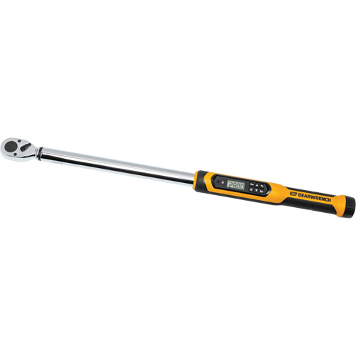 Torque Wrench, Electronic, 1/2" Square Drive, 25 - 250 ft-lbs. NTL Industrial