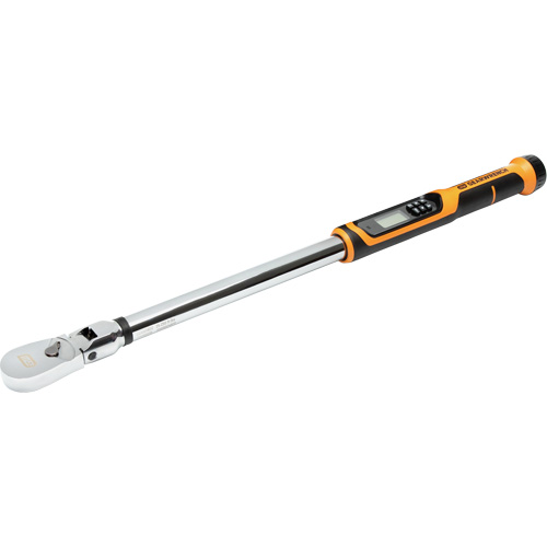 Flex Head Torque Wrench with Angle, Electronic, 1" Square Drive, 25 - 250 ft-lbs./301 - 3010 in-lbs. NTL Industrial
