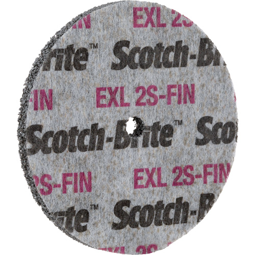 Meule homog&egrave;ne Scotch-Brite EXL, 3" x 1/2", Arbre de 1/4" NTL Industrial