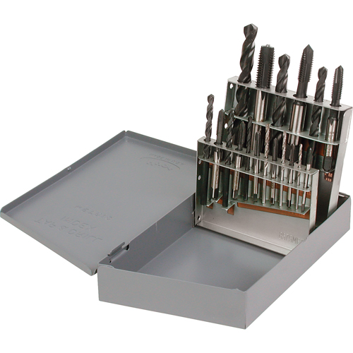 Blue Wizard Tap & Drill Set, 18 Pieces NTL Industrial