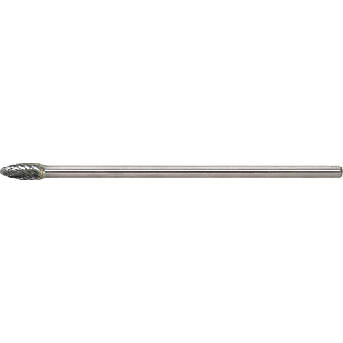 Solid Carbide Burr, SH-2L6, 5/16" Dia., 3/4" Depth of Cut NTL Industrial