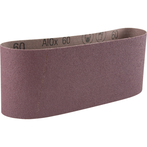 Cloth Belt 341D, 4" W x 24" L, Aluminum Oxide, 60 Grit NTL Industrial