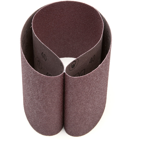 Courroie abrasive en toile 341D, 6" la x 48" lo, Oxyde d'aluminium, Grain 40 NTL Industrial