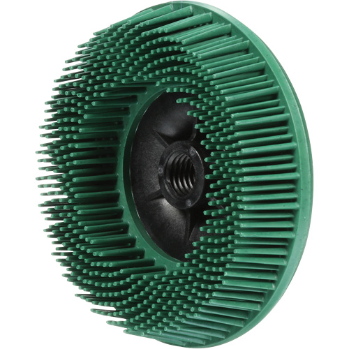 Disques radiaux bristle pour meuleuses angulaires Scotch-Brite, C&eacute;ramique, Grain 50, 4-1/2" dia. NTL Industrial