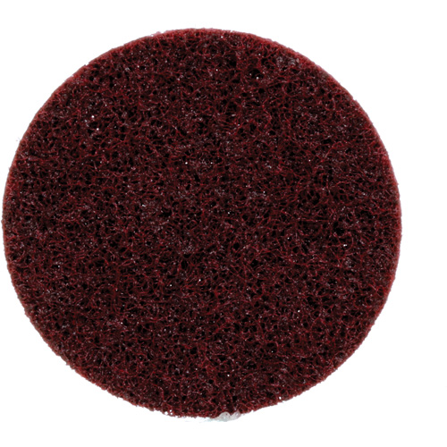 Disque &agrave; bande de conditionnement de surface Scotch-Brite, 3" dia., Grain Moyen, Oxyde d'aluminium NTL Industrial