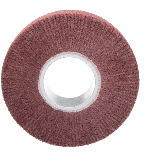 Scotch-Brite Finishing Flap Brush, Aluminum Oxide, Very Fine Grit, 8" x 2" x 3" NTL Industrial