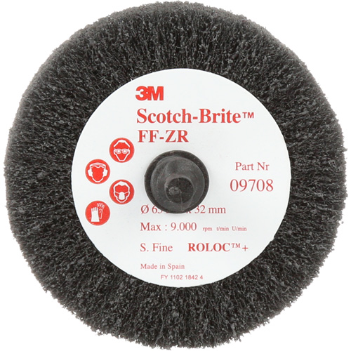 Brosse &agrave; lamelles pour la coupe et le polissage Scotch-Brite, Oxyde d'aluminium, Grain Fin, 2-1/2" x 1-1/4" x 1/4" NTL Industrial