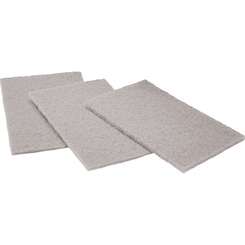 Tampons manuels Scotch-Brite, Carbure de silicium, 6" x 9", Grain Ultra fin NTL Industrial