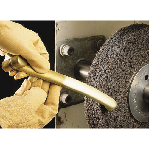 Meules de finition Scotch-Brite, 6" x 1", Arbre de 1" NTL Industrial