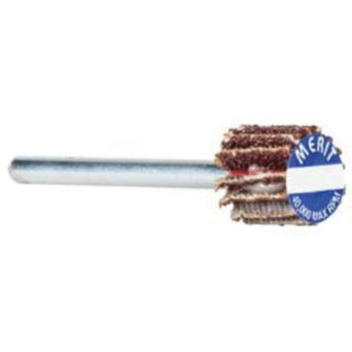 High Performance Micro-Mini Flap Wheel, Aluminum Oxide, 60 Grit, 3/4" x 1/2" x 1/8" NTL Industrial