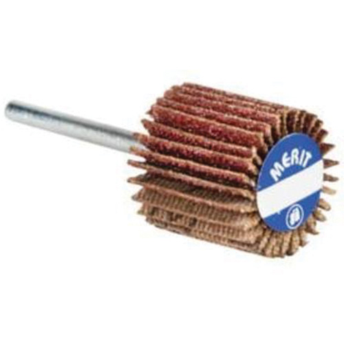 High Performance Micro-Mini Flap Wheel, Aluminum Oxide, 320 Grit, 3/4" x 3/4" x 1/8" NTL Industrial