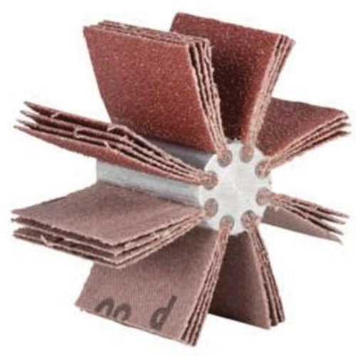 Plain Flap B-820 Bore Polisher, Aluminum Oxide, 80 Grit, 4-3/4" x 1-1/2" NTL Industrial