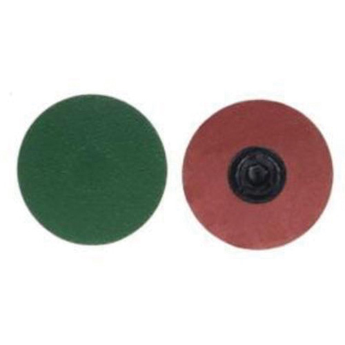 Quick-Change Cloth Disc, 3" Dia., 80 Grit, Zirconium NTL Industrial